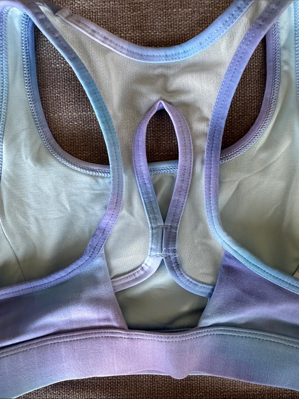 All In Motion Girls Blue and Purple Tie Dye Sports Bra Size M (8) - Picture 5 of 8